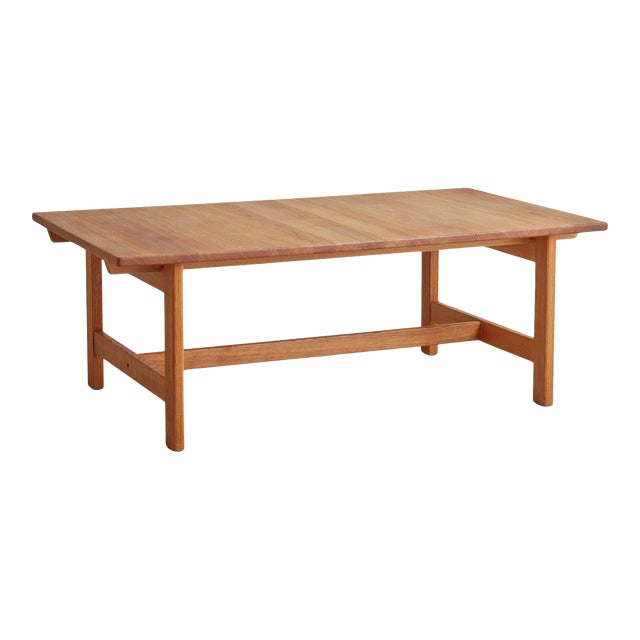 Rectangular Oak Coffee Table by Kurt Østervig, Denmark 1960s For Sale