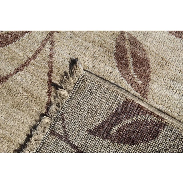 1970s Vintage Hand Made Rug 22830 For Sale In Los Angeles - Image 6 of 7