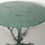 Organic Tree Form Metal Table Hand Painted Green For Sale - Image 4 of 10