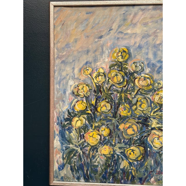 S. Koskinen, Flower, 1978, Oil on Canvas, Framed For Sale - Image 15 of 18