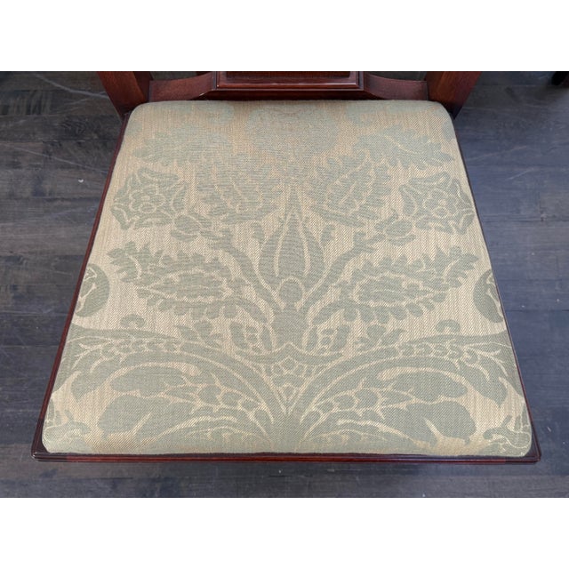 Wood Henkel Harris Chippendale Style Dining Chairs, Set of Six For Sale - Image 7 of 12