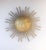 1960s Small Spanish Gold-Leaf Gilt Metal Sunburst Fixture or Sconce, 1960s For Sale - Image 5 of 5