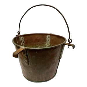 Early 1900s Handcrafted Industrial Copper Candy/Confectionery Pot/Planter