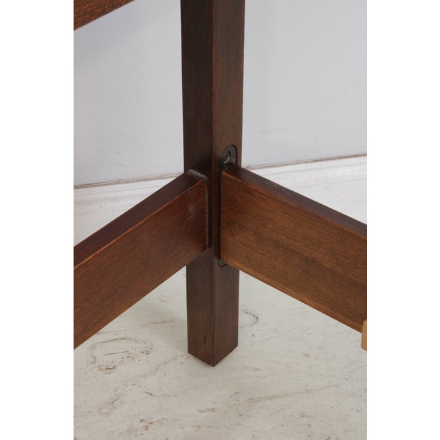 Stickley Queen Size Mission Oak Bed For Sale - Image 14 of 18