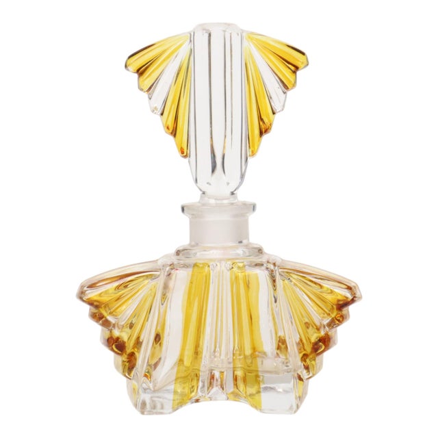 Art Deco Crystal Boudoir Perfume Bottles by Ernst Buder, 1950s, Set of 3 For Sale - Image 10 of 18