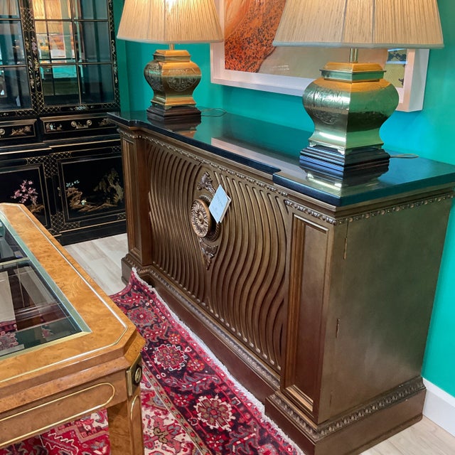 Stone 1990s Century Furniture "Silk Road" Sideboard For Sale - Image 7 of 11