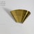Fan-Shaped Wall Lamp in Brass and Metal, 1990s For Sale - Image 6 of 9