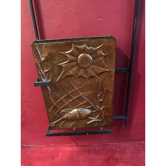 1950s Hall Tree Coat Hat Rack Brutalist Mid Century For Sale - Image 10 of 12