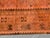 Vintage Overdyed Medallion Kilim Rug, Handwoven Wool, 6x10, Terracotta For Sale - Image 6 of 12
