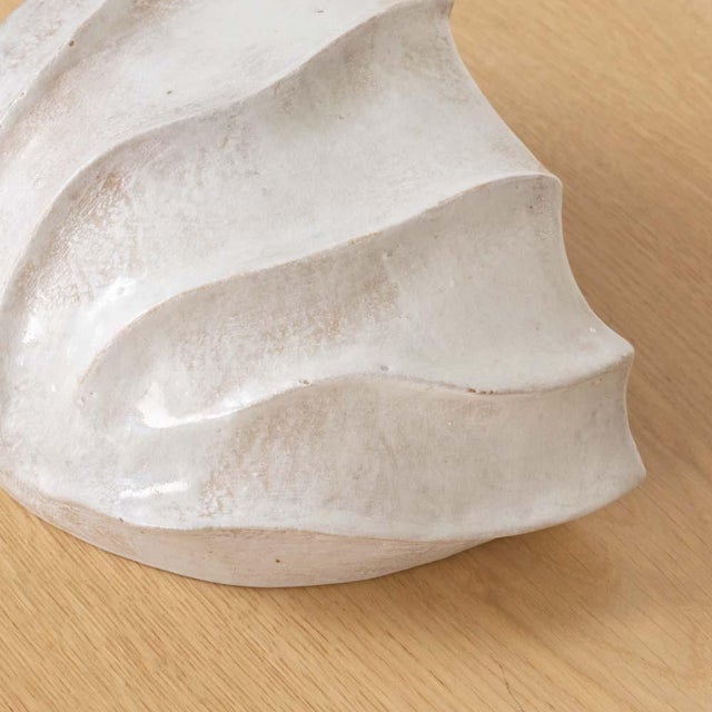 Thala Sculptural Ceramic Sconce, Large For Sale In Los Angeles - Image 6 of 9