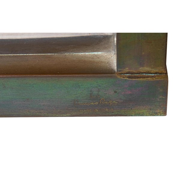 Metal Vintage Metal Table Lamp, Italy, 1970s For Sale - Image 7 of 8