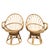 Rattan Egg Chairs, 1960s, France, Set of 2 For Sale - Image 4 of 16