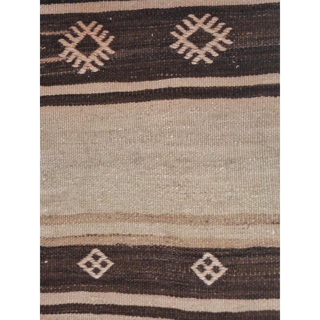 Vintage Navajo-Style Handwoven Wool Runner, 8’7” X 2’1” For Sale In Los Angeles - Image 6 of 8