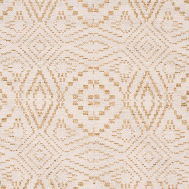 Traditional Schumacher Verana Performance Fabric In Gold For Sale - Image 3 of 5