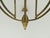 Metal Art Deco Opal Screen Chandelier from Wiener Werkstätte, 1920s For Sale - Image 7 of 10