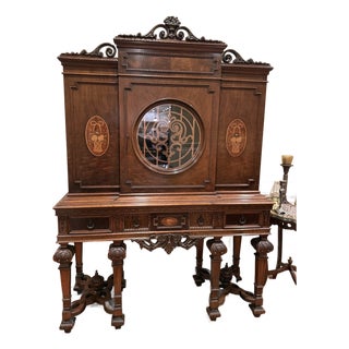 Ornate Display Cabinet For Sale