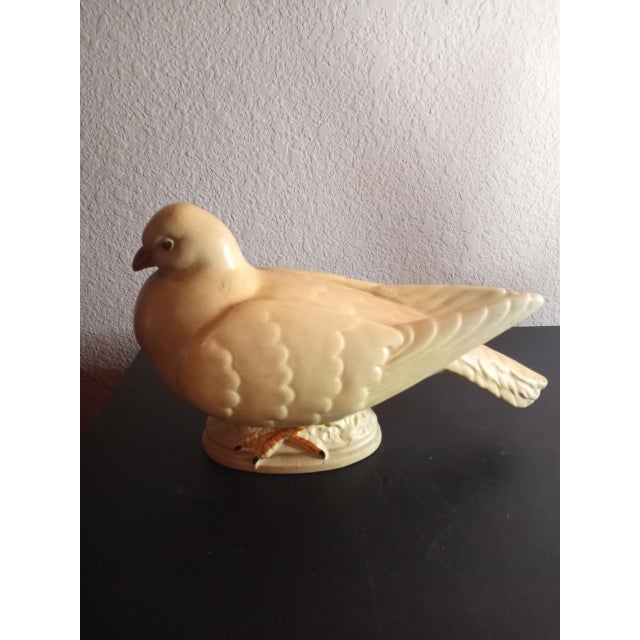 Ceramic Pair of Vintage 1980s Royal Haeger Usa 649 650 Doves Figurines For Sale - Image 7 of 13