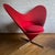 Mid-Century Modern Heart Cone Chair in Red by Verner Panton for Vitra, 2000s For Sale - Image 3 of 18