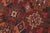 1990s Tribal Soumak Rust/Green Wool Rug - 4'11'' X 8'3'' For Sale - Image 5 of 10