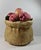 Late 20th Century Late 20th Century Gumps Porcelain Apples in Burlap Bag Sack Large Centerpiece Display Italian Pottery For Sale - Image 5 of 11