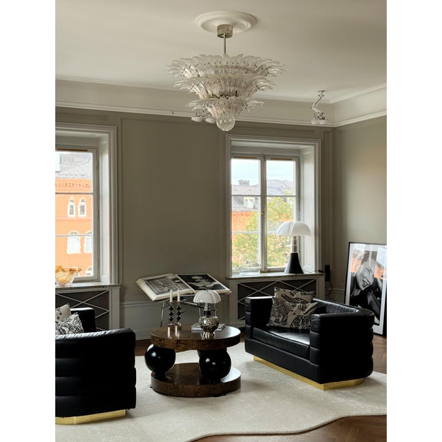Bold Eclectic Murano Feather Chandelier, 2010 For Sale - Image 9 of 14