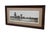 #48649 Antique late 19th-century black and white panoramic landscape etching by Edward Loyal Field. A tranquil rural...