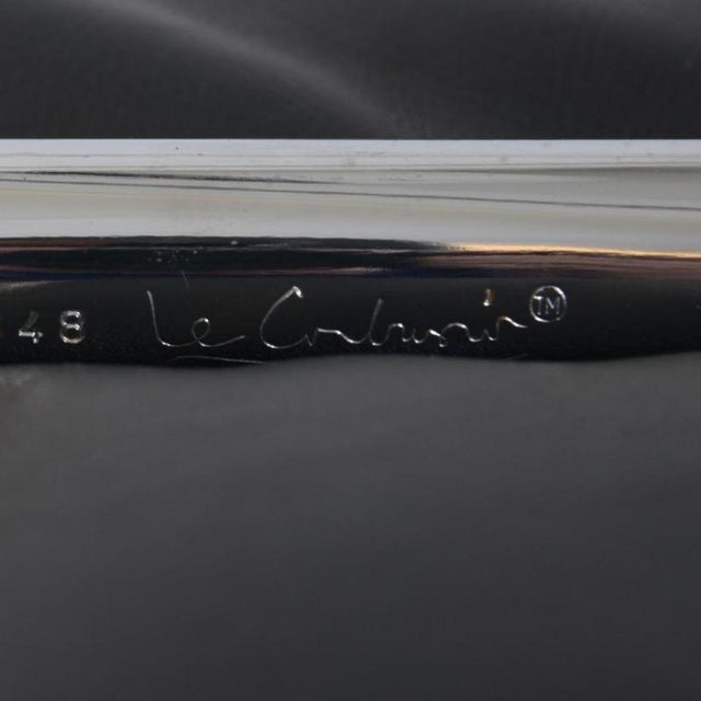 LC3 Chair in Black Leather by Le Corbusier, 2000s For Sale - Image 18 of 18