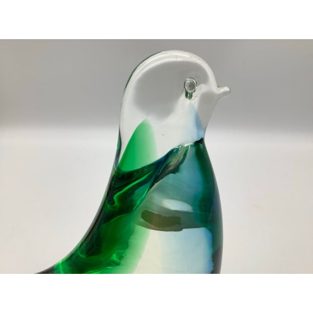 Lorraine Made in Canada multicolored glass bird is in great vintage condition. No chips or cracks. There are scratches on...