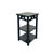 Black Oriental Black Lacquer Rectangular Wood Plant Stand Pedestal Table For Sale - Image 8 of 10