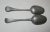 Large Rare Pair Antique 18th Century Dutch Solid Heavy Cast Pewter Spoon 1700's For Sale In New York - Image 6 of 10