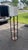 Modern Dark Wood 3-Tier Shelf Floor Lamp For Sale - Image 4 of 5