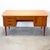 Mid-Century Modern 1960s Danish Teak Desk With Curved Sides & Rear Storage For Sale - Image 3 of 18