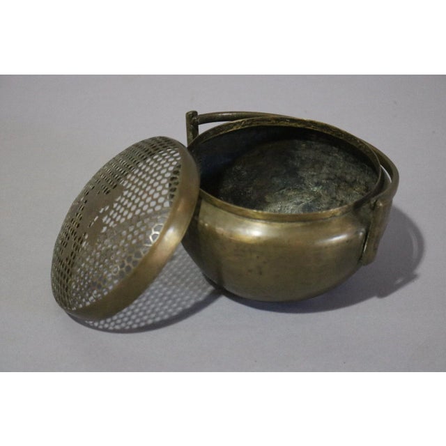 Antique Antique Brass Handwarmer For Sale - Image 4 of 5