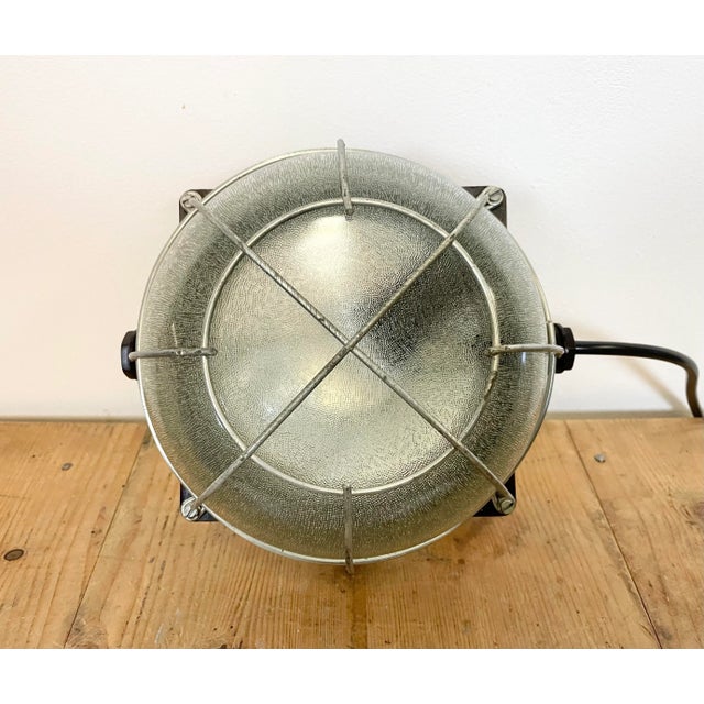 Brown Industrial Bakelite Wall or Ceiling Light, 1970s For Sale - Image 12 of 12