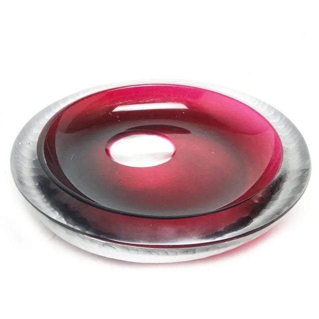 Glass Bowl from Vicke Lindstrand, Sweden, 1950s For Sale - Image 6 of 7