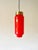 Mid-Century Modern Red Pendant Light attributed to Vetreria Vistosi Murano, 1960s For Sale - Image 9 of 15