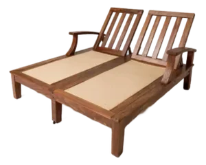 Vintage Gloster Teak Double Chaise Lounge