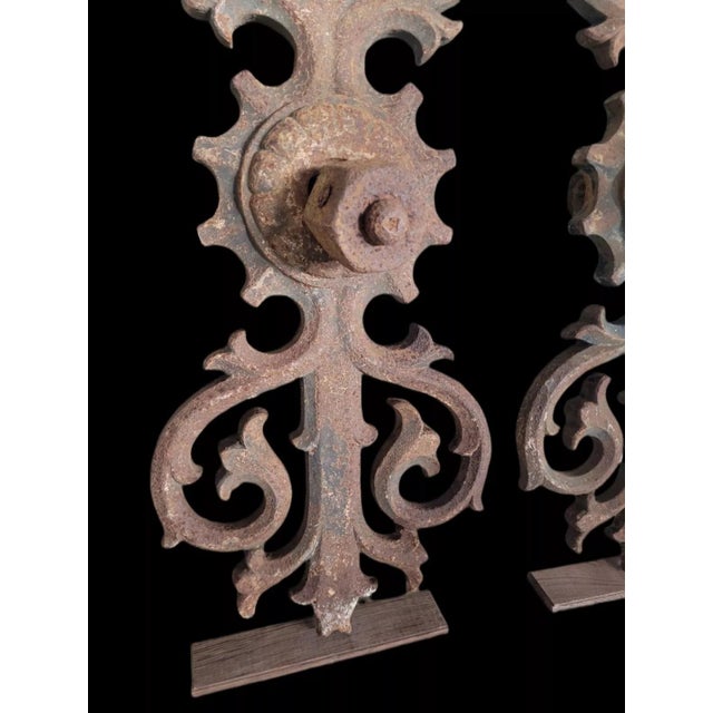 Wrought Iron Ceiling Keys, Set of 2 For Sale - Image 6 of 12