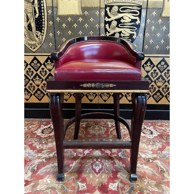 Bar Stools by Pierre Counot Blandin, Set of 8 For Sale - Image 6 of 12