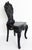 Early 20th Century Chinese Heavily Carved Ebonized Chair With Art Nouveau Influence, Greek Key Trim For Sale - Image 9 of 15