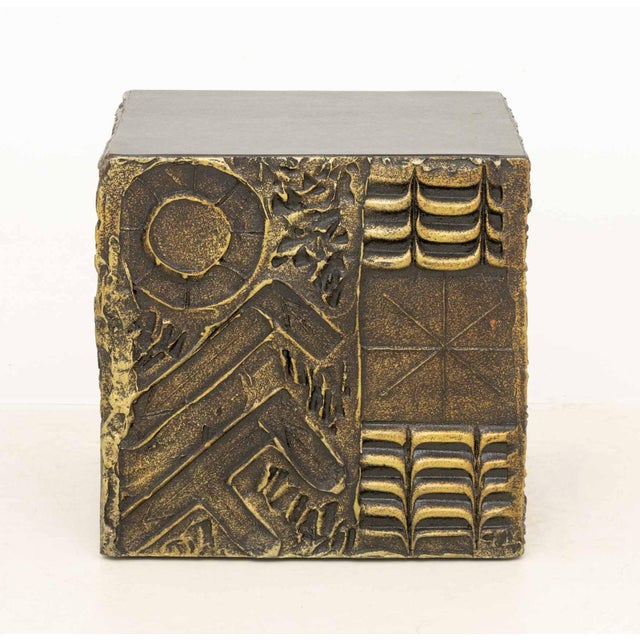 Craft Associates Adrian Pearsall "Goop" Brutalist Square Side Table For Sale - Image 4 of 7