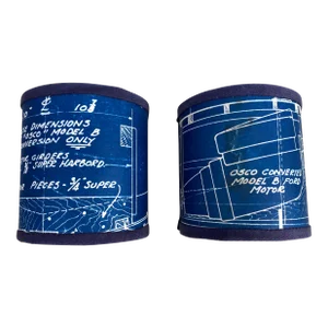 Vintage Ship Blueprint Lampshades