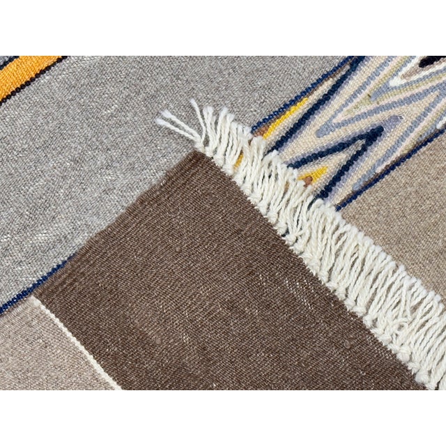 Mid Century Swedish Kilim Rug 4’10"x 7’2” For Sale In New York - Image 6 of 8