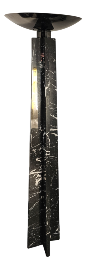 Wagneriana Marble Floor Lamps by Lella and Massimo Vignelli, 1980s, Set of 2