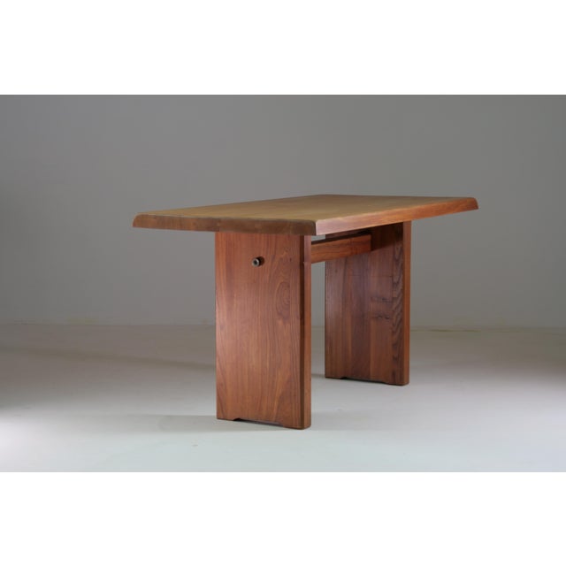 Elm Table Model T14a attributed to Pierre Chapo, France, 1960s For Sale - Image 12 of 18