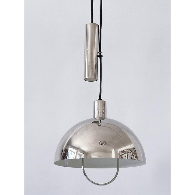 Early Bauhaus Pulley Pendant Lamp HMB 25/300 by Marianne Brandt for Tecnolumen, 1980s For Sale - Image 12 of 18