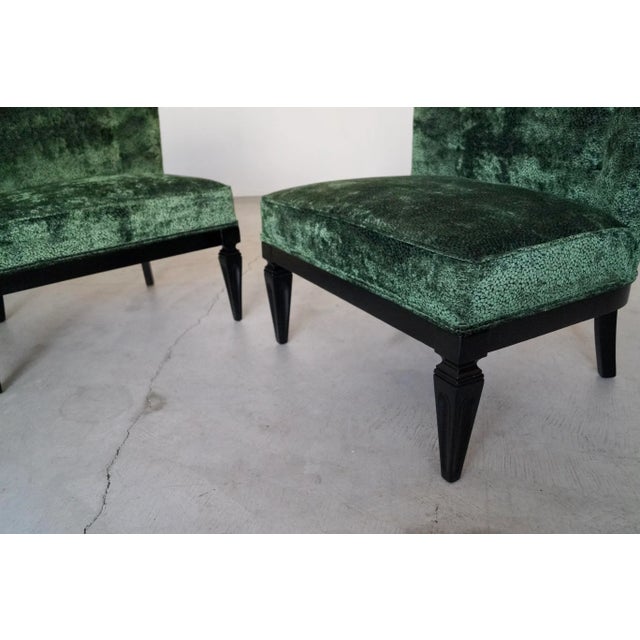 Hollywood Regency Lounge Chairs - a Pair For Sale - Image 9 of 13