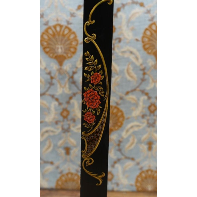 Edwardian Lacquered Chinoiserie Floor Lamp, 1890s For Sale - Image 3 of 12