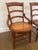 Late 19th Century Pair of Late Victorian Early Edwardian Cane Seat Chairs With Carved Tulip Motif For Sale - Image 5 of 17