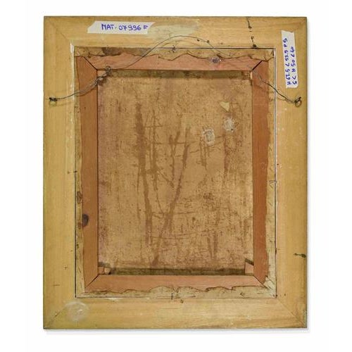 Unknown, Still Life with Chinese Lanterns and a Book, 20th Century, Oil on Canvas For Sale - Image 3 of 4